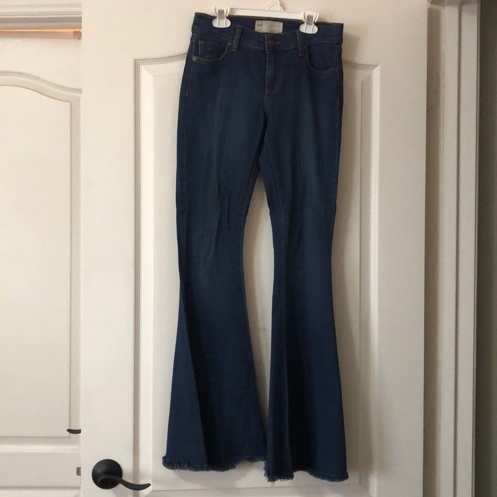 WORN ONCE free people flare jeans